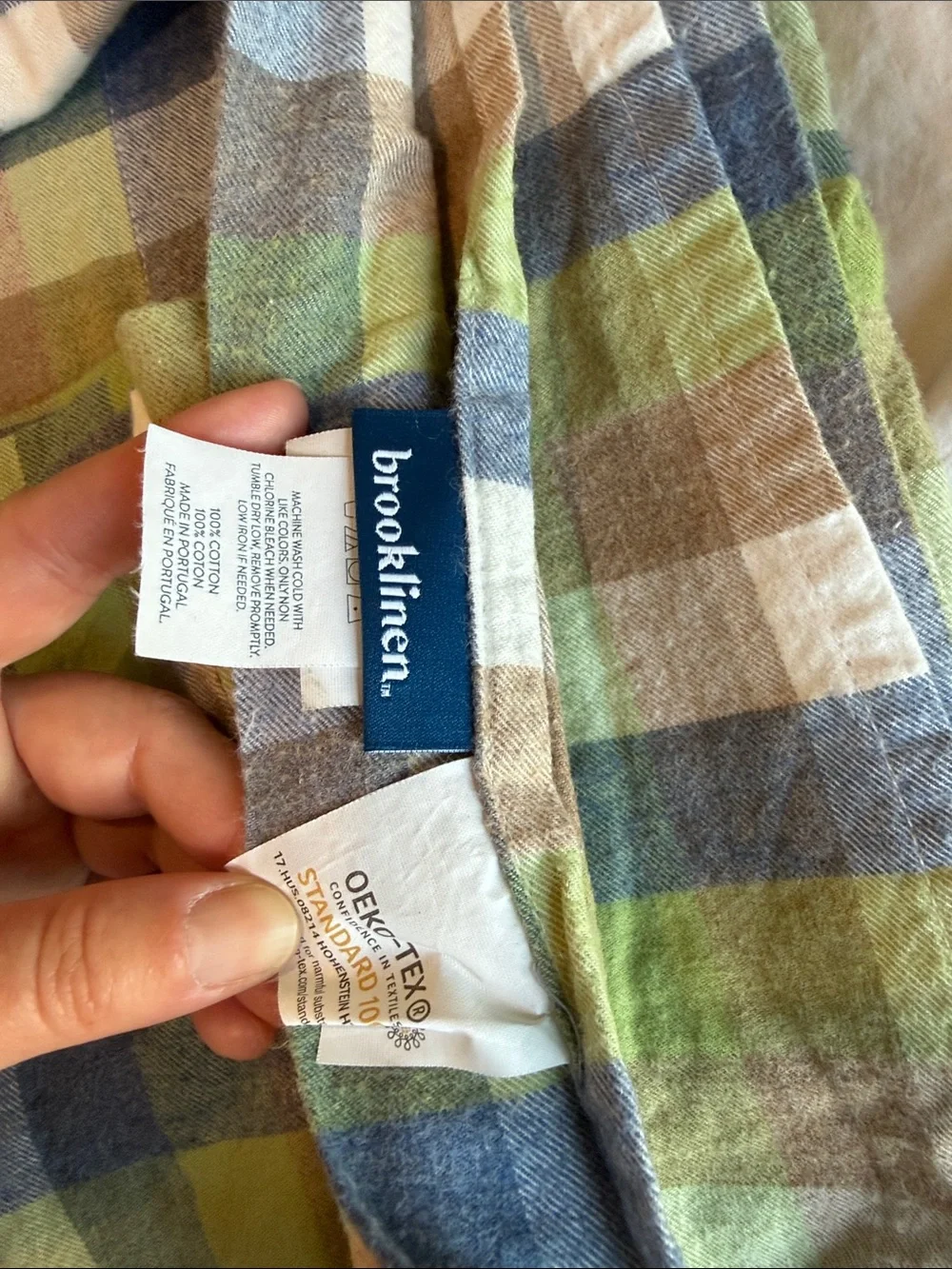 brooklinen FULL flannel sheets